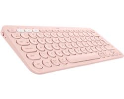 Logitech K380 - Draadloos Bluetooth Toetsenbord - Qwerty - Roze