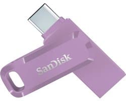 SanDisk Ultra Dual Drive Go - USB Type A & USB-C - 64GB - Lavendel