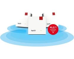 FRITZ!Mesh Wi-Fi Set 1700 - Mesh WiFi - WiFi Versterker - WiFi 7 - 3600 Mbps - 3-pack