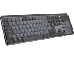 Logitech MX Mechanical - Draadloos mechanisch toetsenbord - Tactile - QWERTY ISO - Grijs