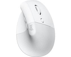 Logitech Lift - Verticale ergonomische muis - Rechtshandig - Wit