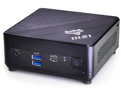 BitBull NUC Intel N100 Mini PC Compleet inclusief RAM en SSD - 16GB/500GB - 4-Core@3,4GHz Turbo - WIFI 6|Bluetooth 5 - HDMI|DisplayPort|USB-C - Powered by MSI - Windows 11 Professional