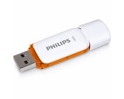 Philips USB stick 2.0 128GB - Snow - Oranje - FM12FD70B