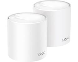 TP-Link Deco X50 - Mesh WiFi - WiFi Versterker - Wifi 6 - 3000 Mbps - 2-pack