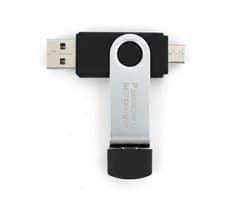 2-in-1 Usb Stick | 64GB Snelle USB Flash Drive | Perfecte Opslag voor Foto's, Video's, en Bestanden | Geschikt voor iPhone, Samsung en Externe Gegevens opslag, Plug-and-Play, Draagbare USB Stick