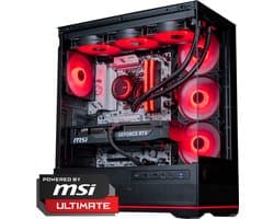 FlowUp x Powered By MSI - De Joyride Gaming PC - Skate - AMD Ryzen 7 7800X3D - NVIDIA RTX 5070 Ti 16GB - 32 GB DDR5 RAM - 2TB - Waterkoeling