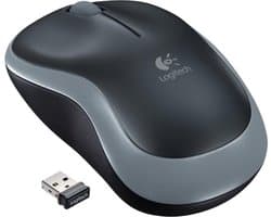 Logitech M185 - Draadloze Muis - Grijs