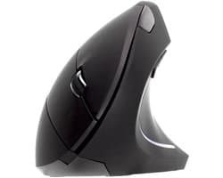 imoshion Draadloze Ergonomische Muis - Rechtshandige Verticale Muis Draadloos - USB-A - Zwart
