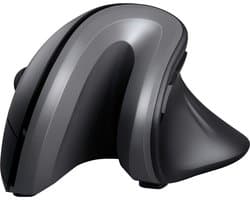 Trust Verro Draadloze Verticale Muis - Ergonomische Muis – Draadloze Muis – Inclusief USB Ontvanger – Zwart