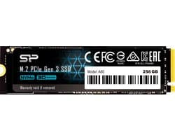 Silicon Power - P34A60 - Interne SSD - PCIe Gen3x4 - NVMe M.2 2280 - 256GB