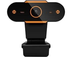 HD Webcam Camera - Live Streaming Apparaat - Video Vergaderen - Automatische Autofocus - 1080p 2 miljoen - Zwart