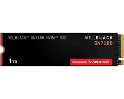 Western Digital Black SN7100 - Interne SSD - PCI Express 4.0 x4 - NVMe M.2 2280 3d v-nand (TLC) - 1TB