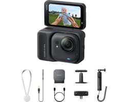 Insta360 - GO Ultra Creator Bundel - Midnight Black - 4K 60 FPS-video - Action Camera