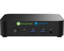Micro computer voorgeïnstalleerd met Linux-mint 22.3 Anonymity versie (anti-chatcontrol-sleepnetwet)