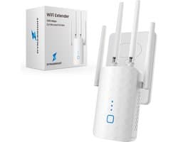 DynaBright - WiFi Versterker Stopcontact - 1200 Mbit/s - WiFi Repeater - 5.8G & 2,4 G - Dual-Band - WiFi Booster - WiFi Extender