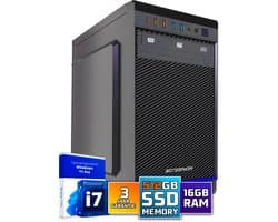 Krachtige Office PC – Intel Core i7 – 16GB RAM – 512GB SSD – Windows 11 Pro – Plug & Play