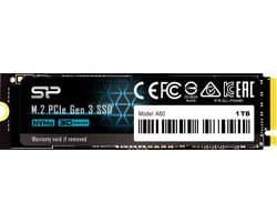Silicon Power - P34A60 - Interne SSD - PCIe Gen3x4 - NVMe M.2 2280 - 1TB