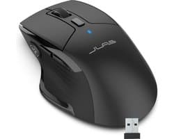 JLab JBuds Computermuis - Bluetooth Muis Draadloos - USB - 3 Devices - Stil – USB C Oplaadbaar - DPI 1200/1600/2000/2400 - Ergonomisch Design – Bluetooth of USB Draadloze Dongle – 4 Maanden Batterijduur