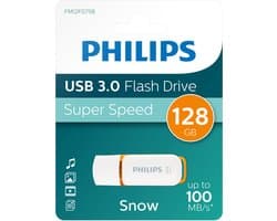 Philips USB stick 3.0 128GB - Snow - Oranje - FM12FD75B