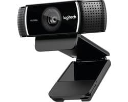 Logitech C922 Pro - Webcam - Streaming - Full HD 1080p/30fps - Zwart