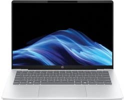 "HP OmniBook 5 NGAI 14-he0001nd Copilot+ PC Qualcomm Snapdragon X1-26-100 Laptop 35,6 cm (14"") 2K 16 GB LPDDR5x-SDRAM 512 GB SSD Wi-Fi 6E (802.11ax) Windows 11 Home Zilver"