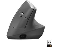 Logitech MX Vertical - Draadloze Ergonomische Muis - Grijs