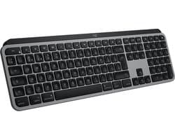 Logitech MX Keys S for Mac - Draadloos Toetsenbord - Bluetooth - Qwerty US INTL - Space Grey