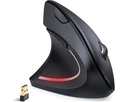 Delmark Verticale Muis - Ergonomisch ontworpen voor linkshandigen - Draadloos - DPI Instelbaar