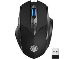 Garpex® Draadloze Muis Laptop - Computermuis - Oplaadbare Muis - LED Verlichting - Stille Draadloze Muis - Geschikt voor Gaming - Zwart