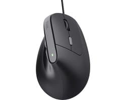 Trust Bayo II - Ergonomische Muis - Verticaal - Bedraad - Zwart