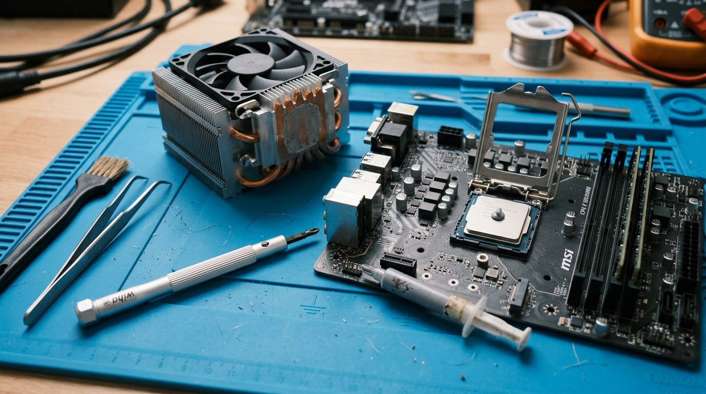 Koelpasta vervangen: veilig stappenplan voor pc en laptop
